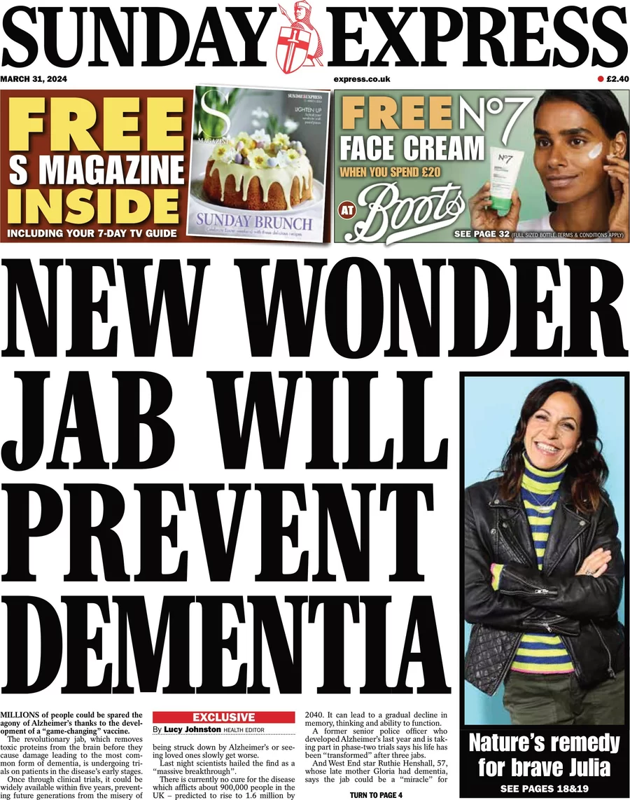 New wonder jab will prevent dementia
