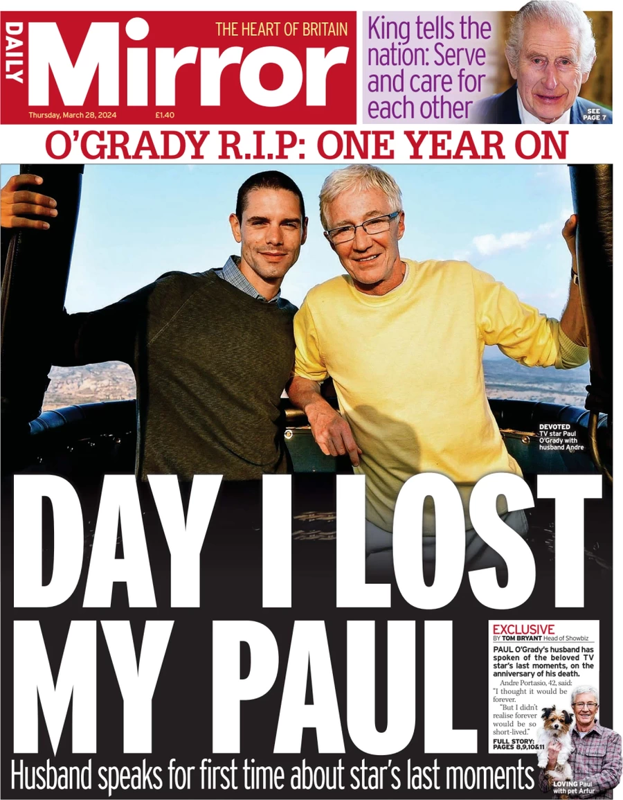 Daily Mirror - Day I lost my Paul