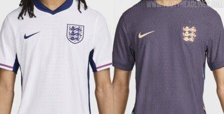 England release new home and away shirt for Euro 2024