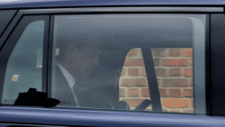 On Monday afternoon, the Princess of Wales was seen in public with William, as the pair left Windsor in a car
