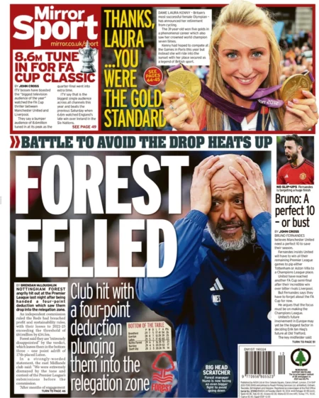 Mirror Sport – Battle to avoid the drop heats up: Forest Felled 