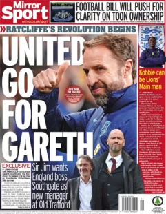 Mirror Sport – United go for Gareth 