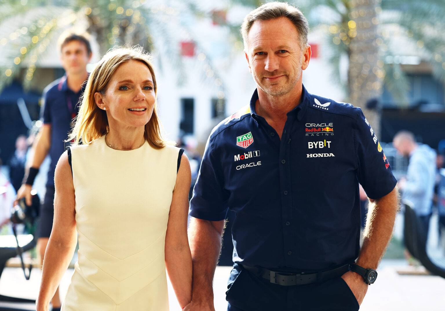 Geri Halliwell’s ‘eyes look sad’ in outing with Christian Horner after WhatsApp scandal
