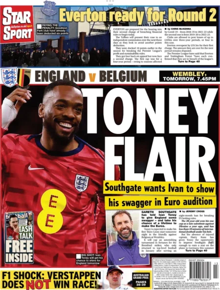 Star Sport – England v Belgium: Toney flair 