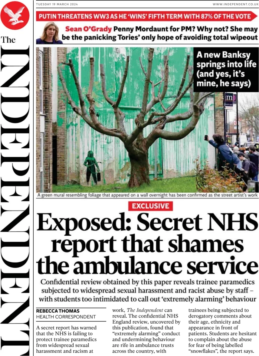 The Independent - Exposed: Secret NHS report that shames the ambulance service