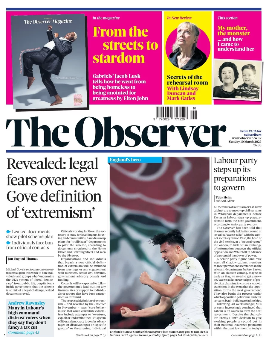 The Observer – Revealed: legal fears over new Gove definition of extremism  