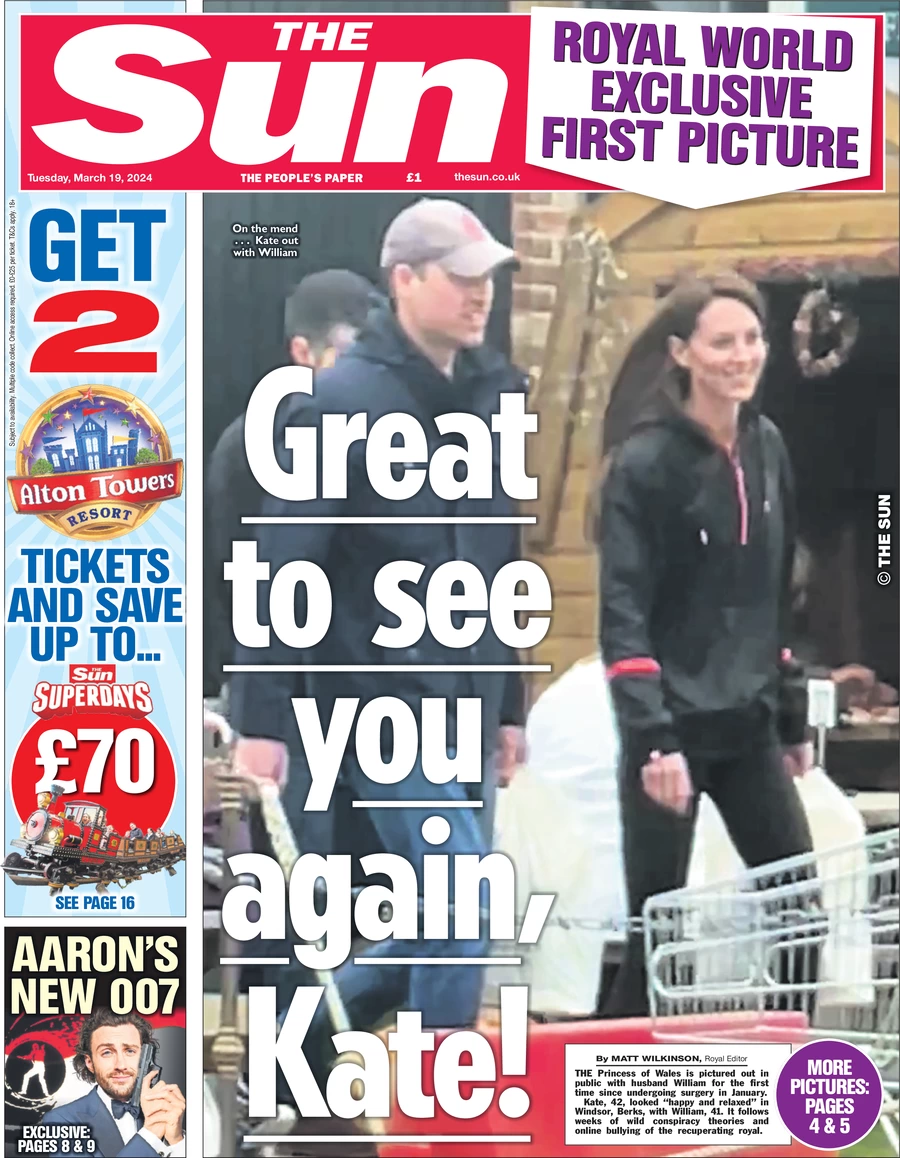 The Sun - Great to see you again Kate! 