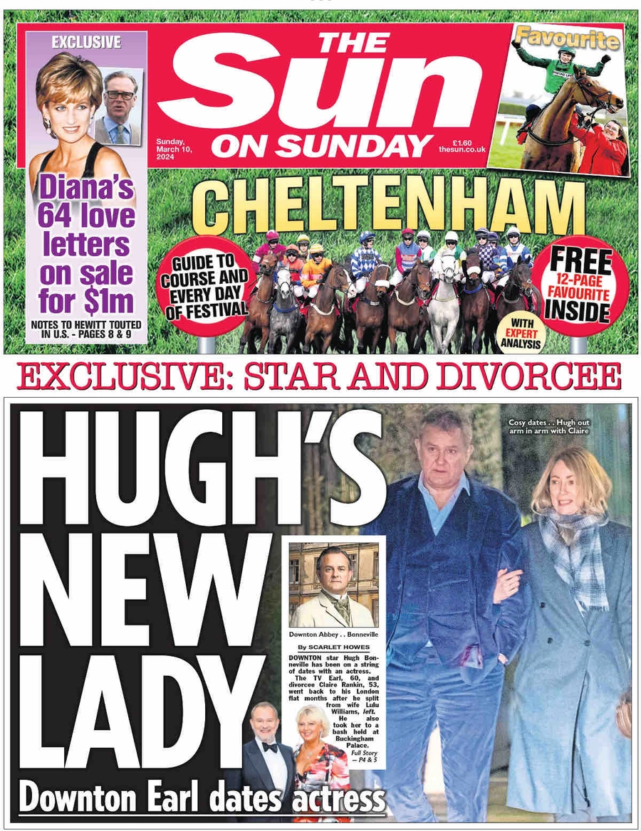 The Sun on Sunday – Hugh’s New Lady