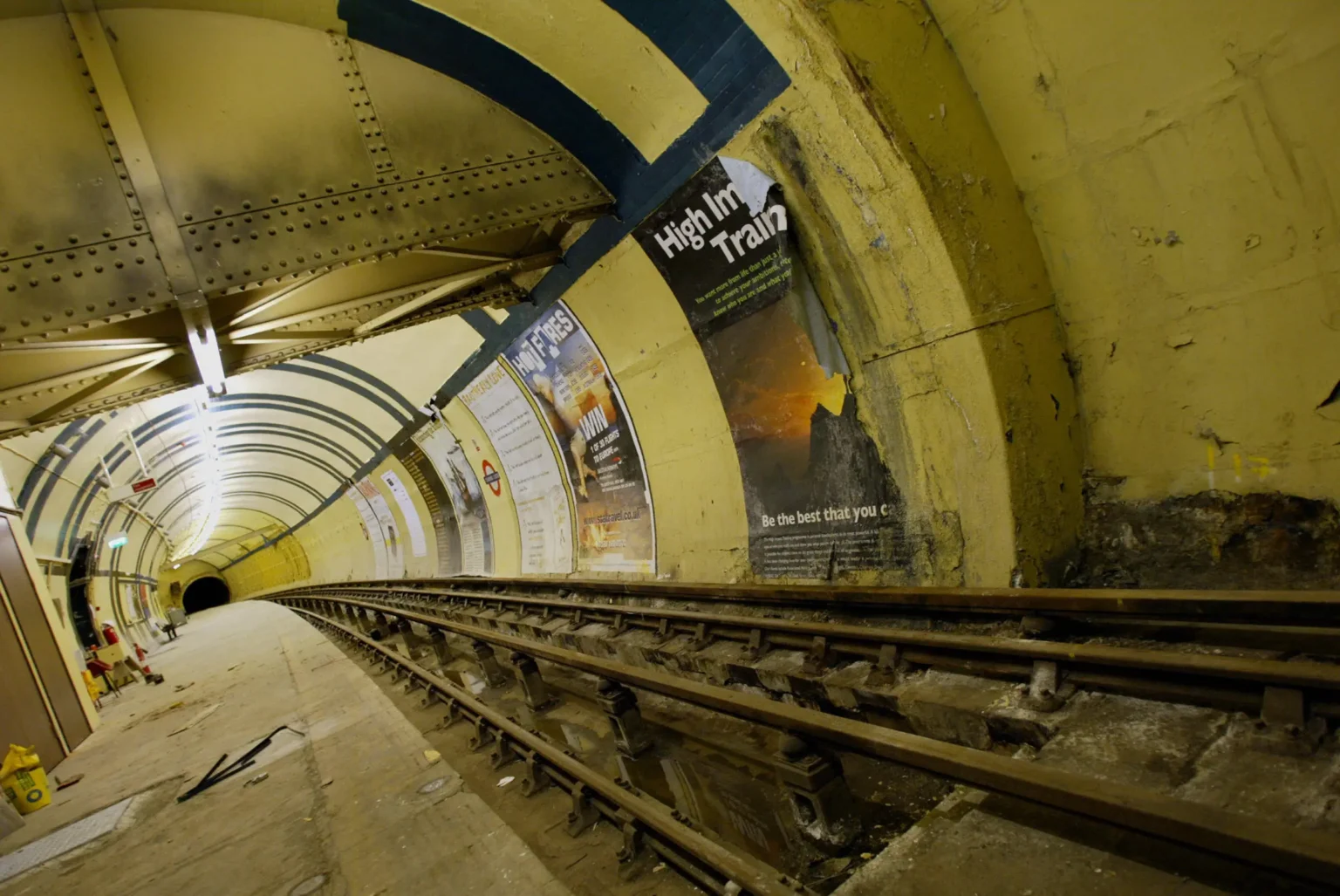 Inside the London Underground’s hidden tunnels where you can spy on commuters