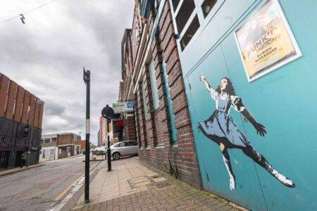 Mystery Dorothy artwork appears in Birmingham – but is it Banksy?
