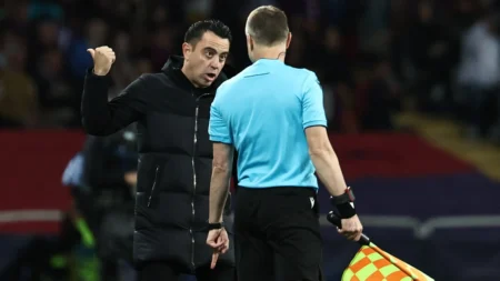 Xavi blames ‘disastrous’ referee for Barcelona’s Champions League exit