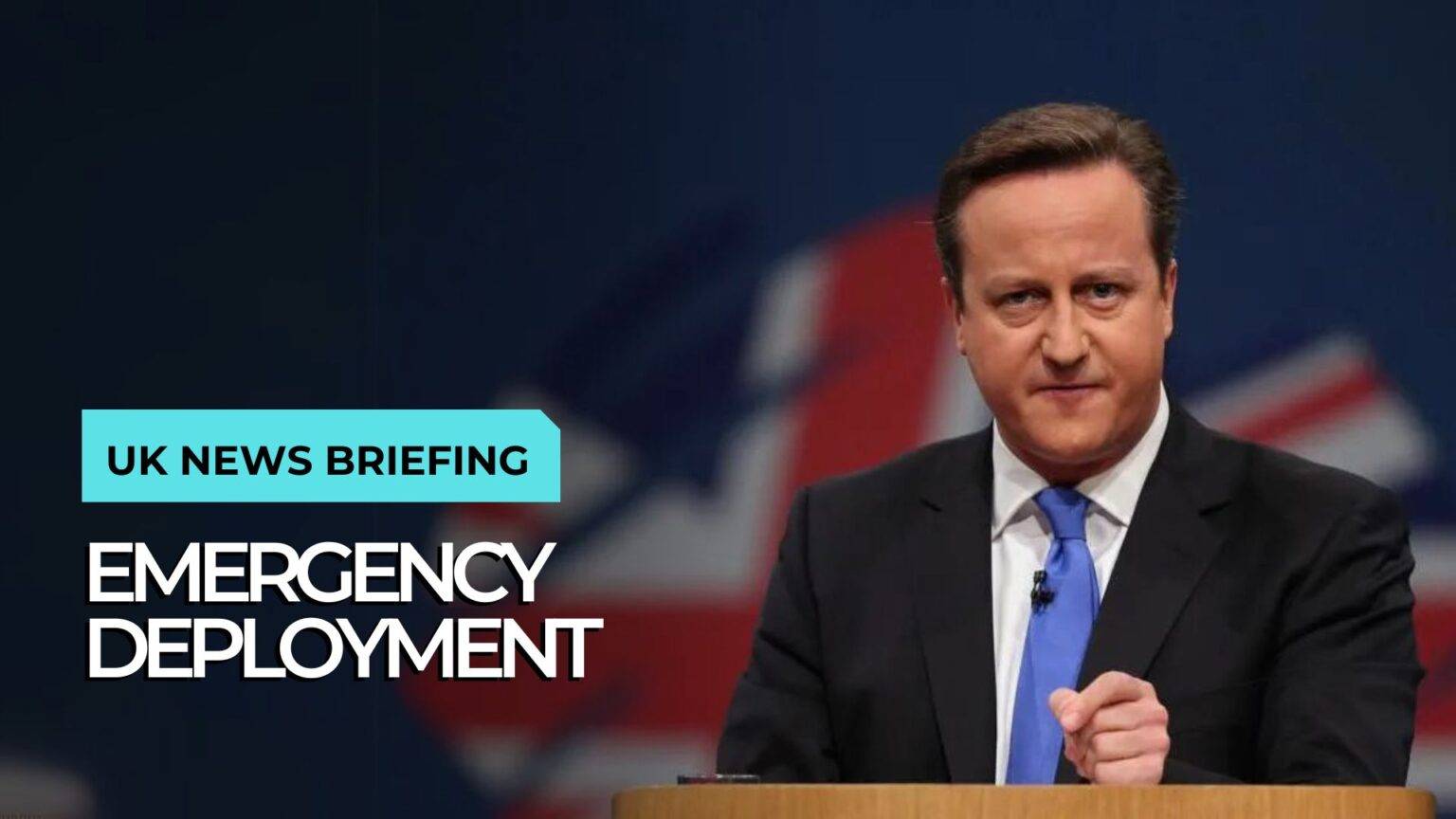 David Cameron alerts to Gaza famine as UK sends Royal Navy for aid