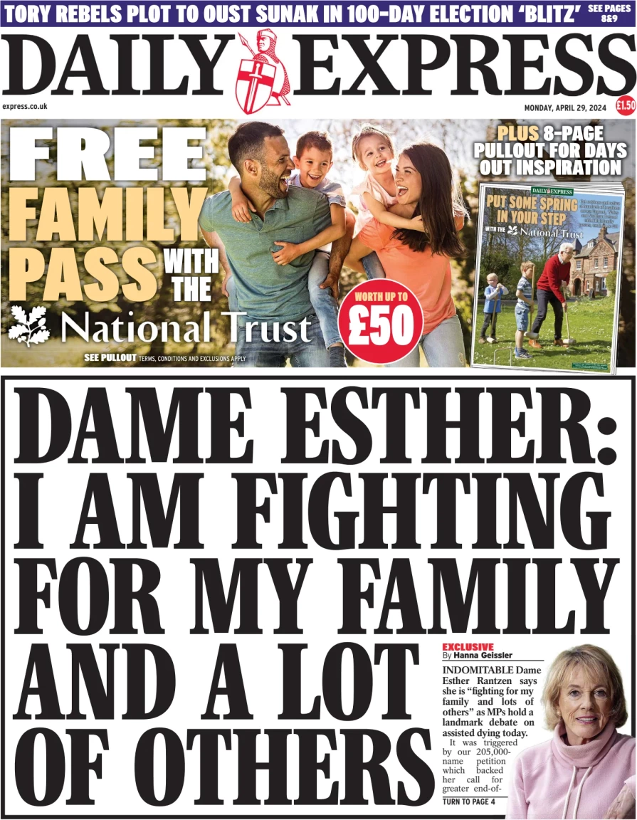 Daily Express - Dame Esther: I am fighting for my family and a lot of others