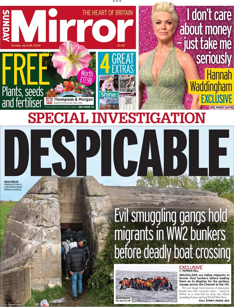 Sunday Mirror - Special investigation: Despicable