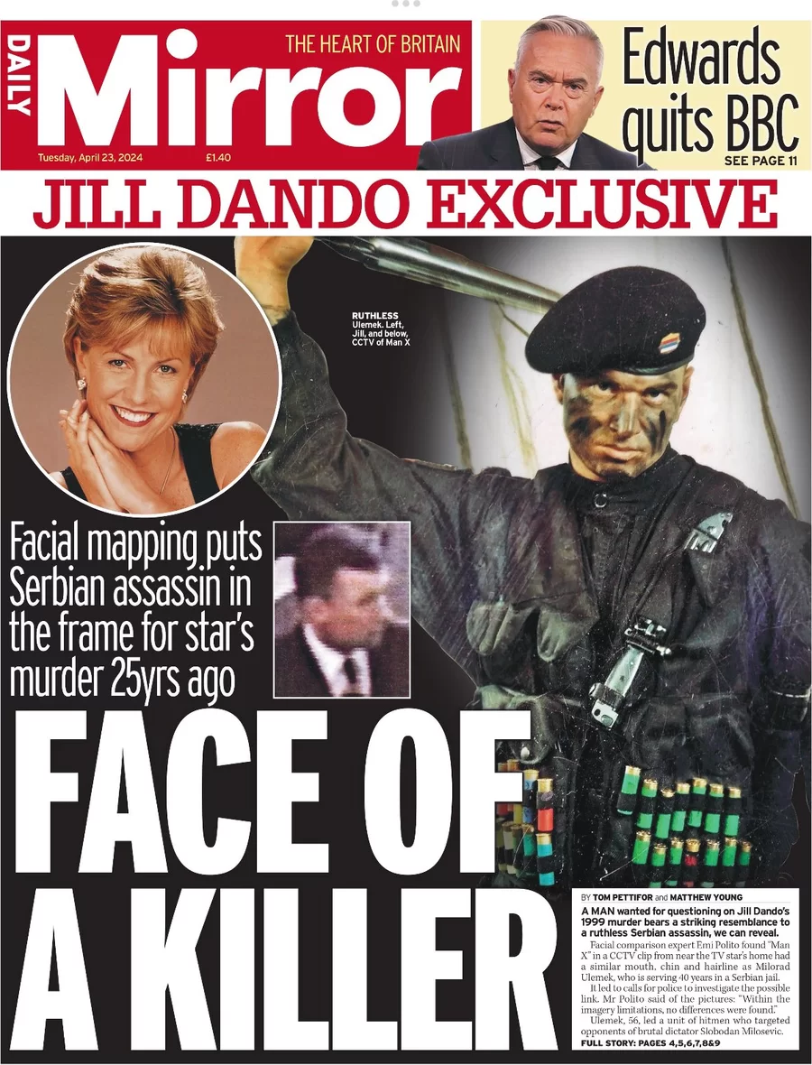 Daily Mirror - Jill Dando Exclusive: Face of a Killer 