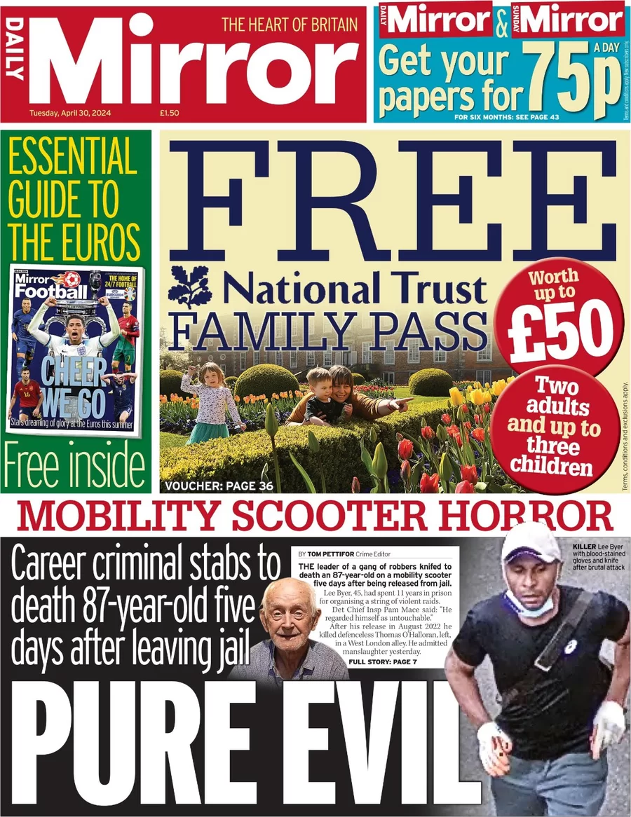Daily Mirror - Mobility scooter horror: Pure Evil 