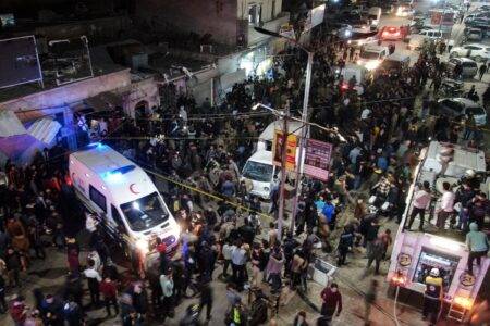 Syria: Seven dead after car bomb tears through market in Azaz