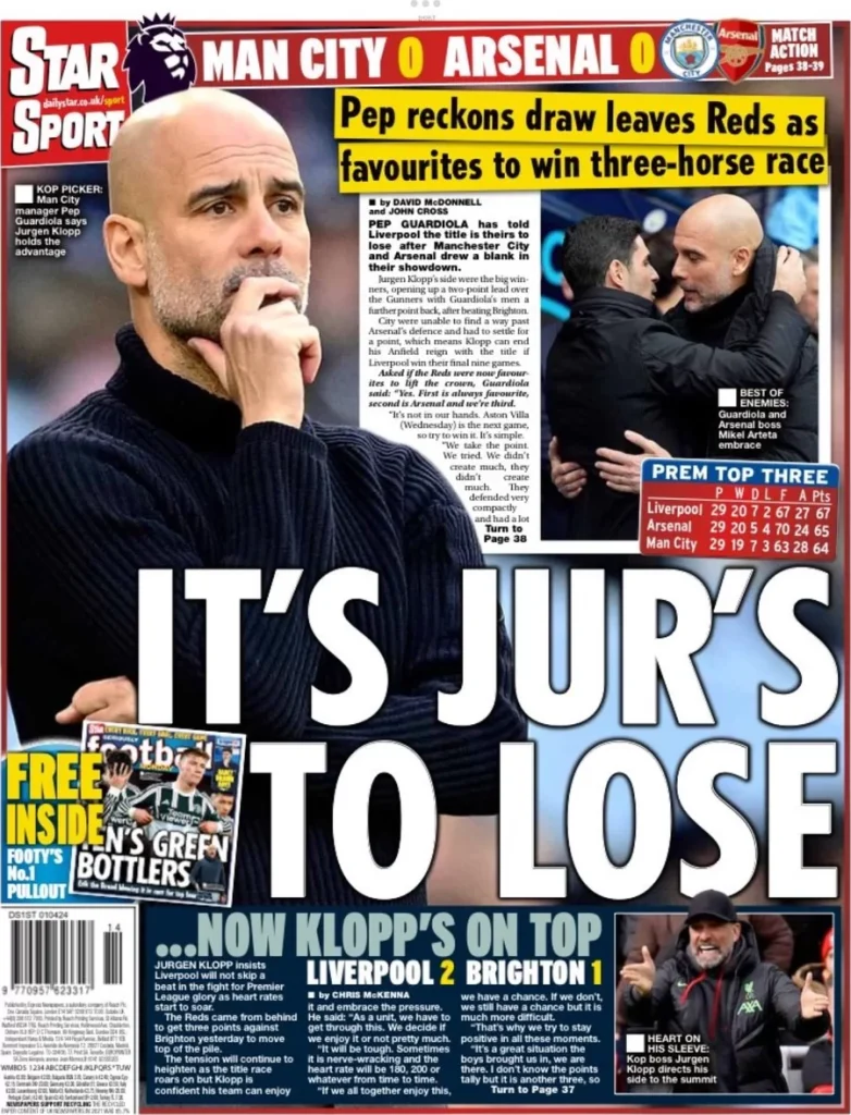 EPL title race: It’s Jur’s to lose EPL title race: It’s Jur’s to lose