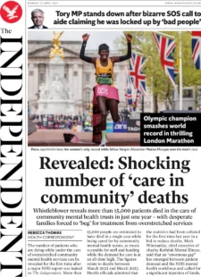 The Independent - Revealed: Shocking number of care in community deaths