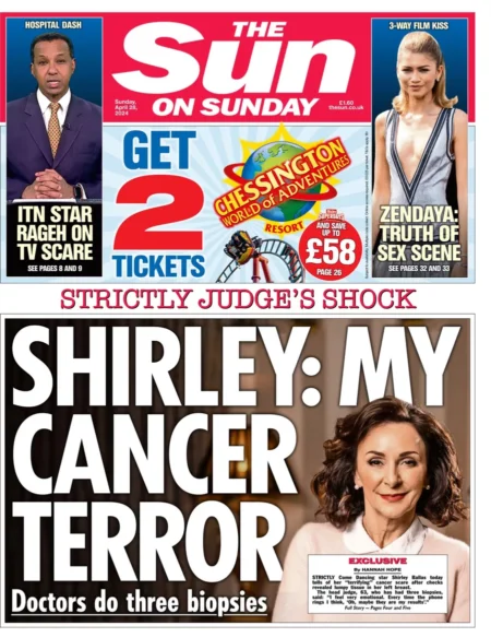 The Sun On Sunday – Shirley: My Cancer Terror 