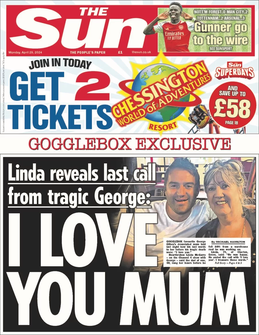 The Sun - Gogglebox exclusive: I love you mum 