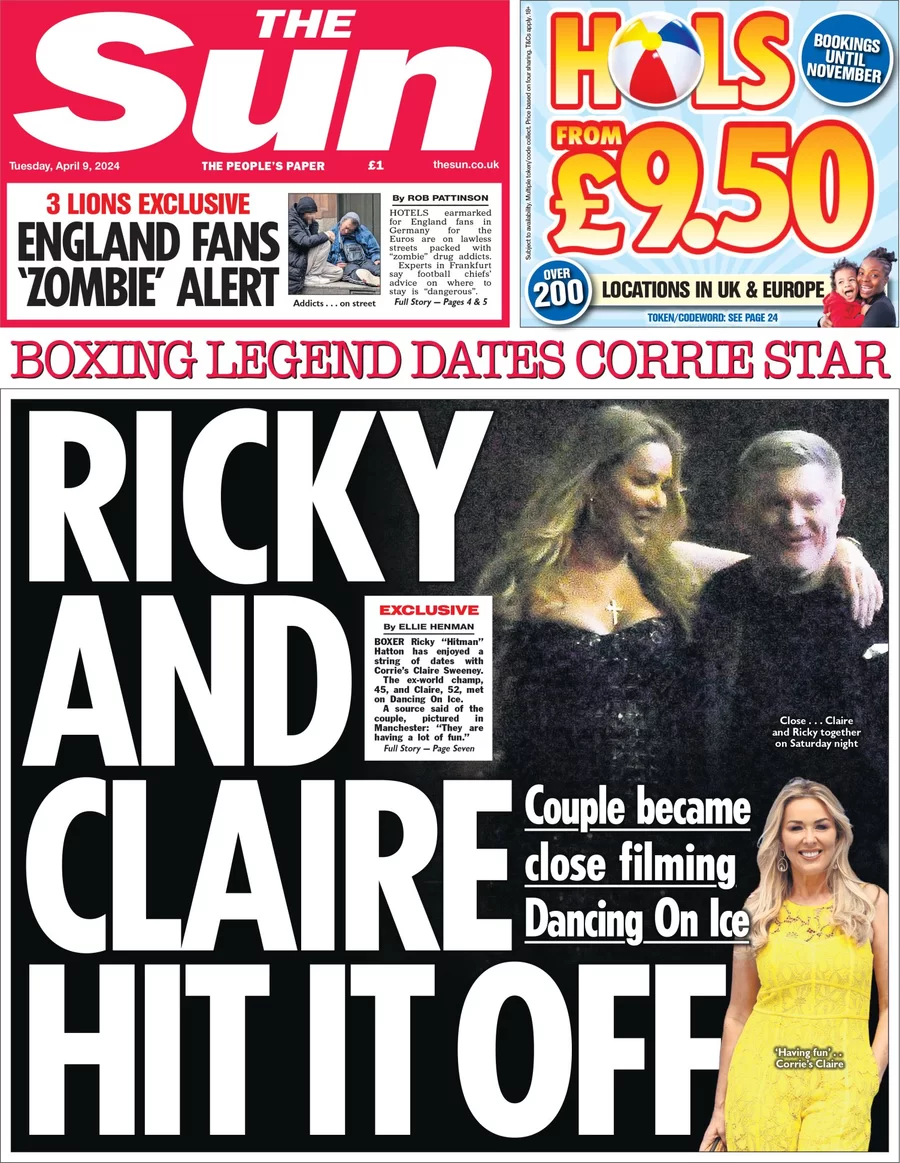 The Sun - Ricky and Claire hit it off