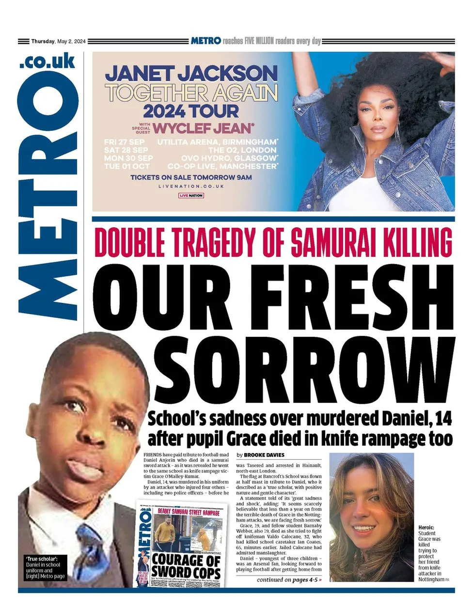Metro - Our fresh sorrow 