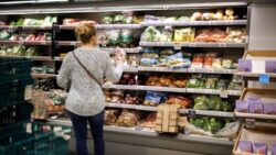 UK inflation falls by less than expected to 2.3%