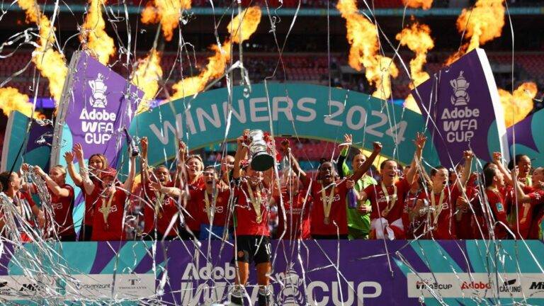 Man Utd thrash Spurs to win first Women’s FA Cup