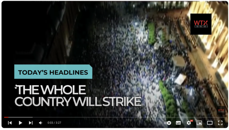 EU News Briefing VIDEO – Georgians Protest foreign agents bill – Egypt to support South African Genocide case & more