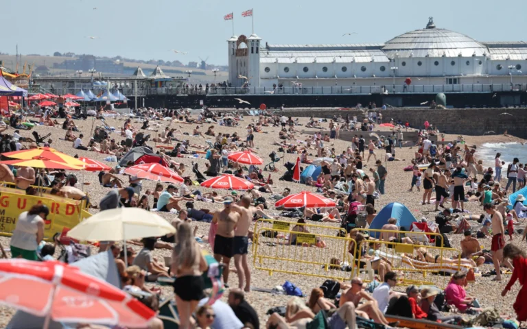 Britain’s blistering two-day heatwave to come to a crashing end at 8pm tonight