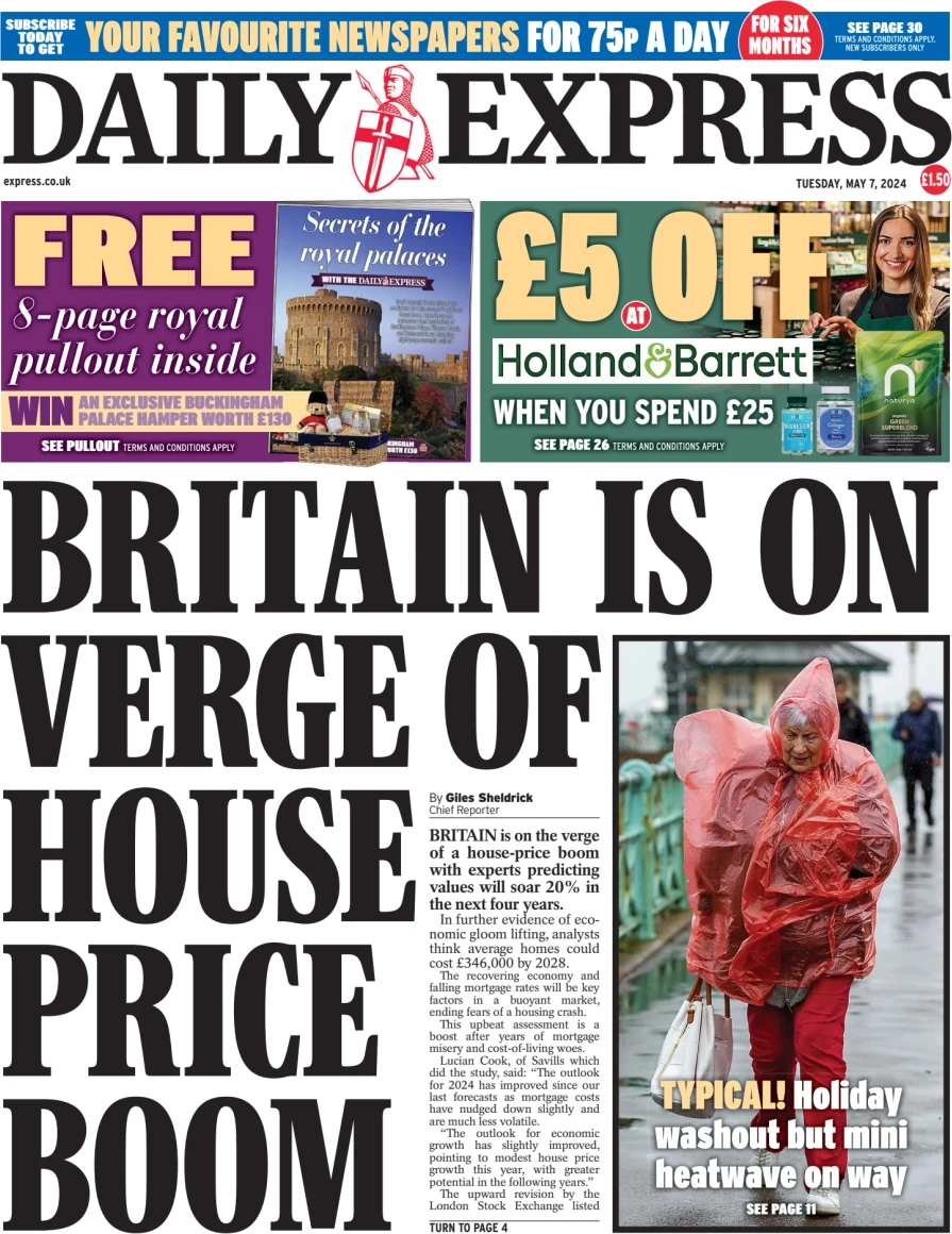 Daily Express - Britain is on verge of house price boom 