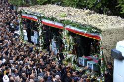 Crowds gather ahead of Iranian president’s funeral