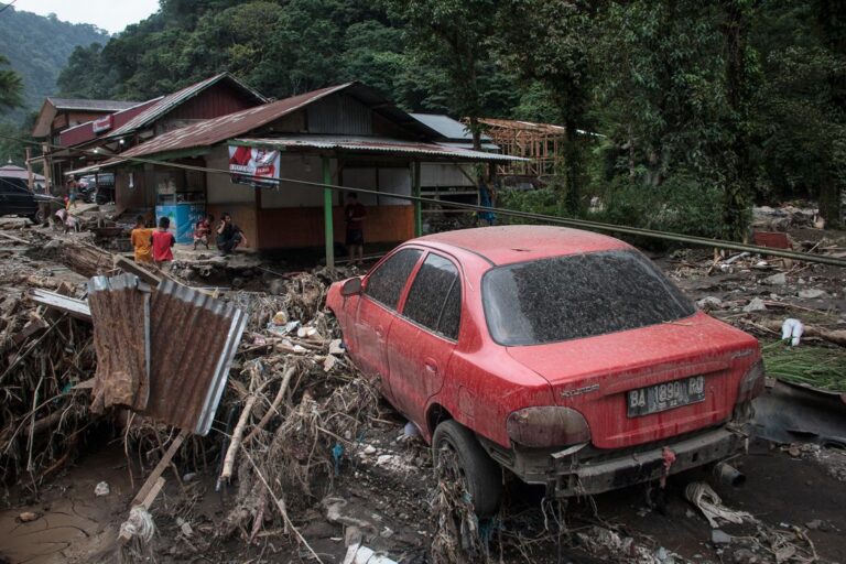 Cold lava sweeps villages near Indonesian volcano, killing at least 37 people