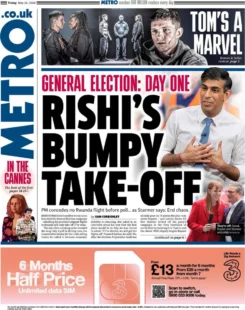 General Election Day 1: Rishi’s bumpy take off