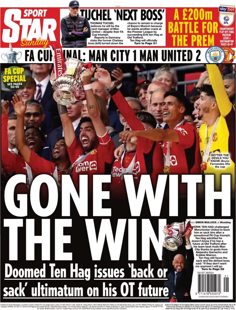 FA Cup final: Man City 1 Man United 2| Gone with the win