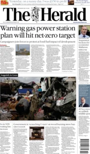 The Herald Scotland – Warning Gas Power Station Plan Will Hit Net Zero Target 