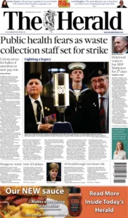 The Herald – Public Health Fears as Waste Collection Staff Set for Strike