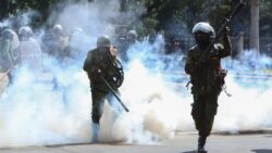 Five killed and parliament ablaze in Kenya tax protests