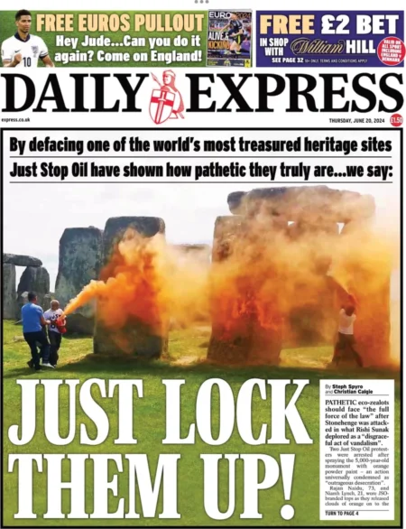 Daily Express - ‘Just Lock Them Up’