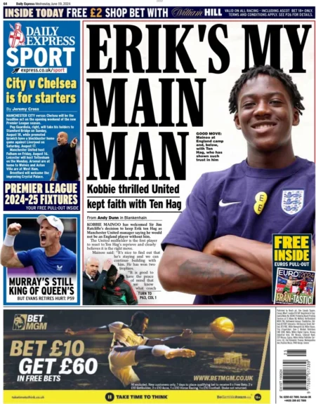 Express Sport – ‘Eric’s My Main Man’ 