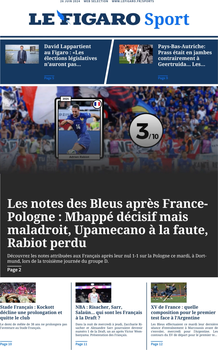 le figaro sport 031315710 - WTX News Breaking News, fashion & Culture from around the World - Daily News Briefings -Finance, Business, Politics & Sports News