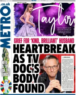 Heartbreak as TV doctor body found