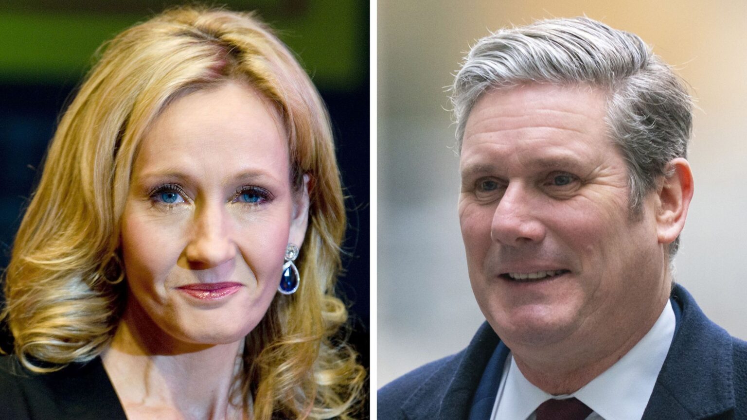 JK Rowling has accused Keir Starmer of abandoning women