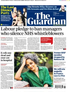 The Guardian – Labour pledge to ban managers who silence NHS whistleblowers 