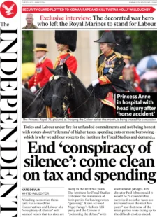 The Independent – End conspiracy of silence: Come clean on tax and spending 