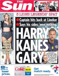 The Sun – ‘Harry Kanes Gary’ 