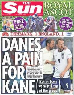 The Sun – Danes A Pain For Kane