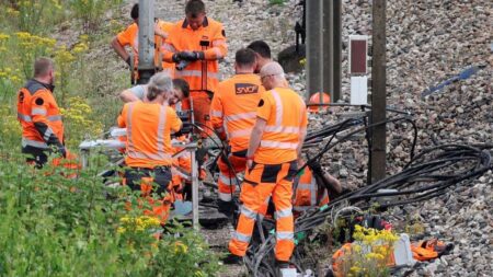 Man arrested over suspected French railway vandalism