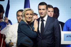 France’s Marine Le Pen says absolute majority still possible for far right